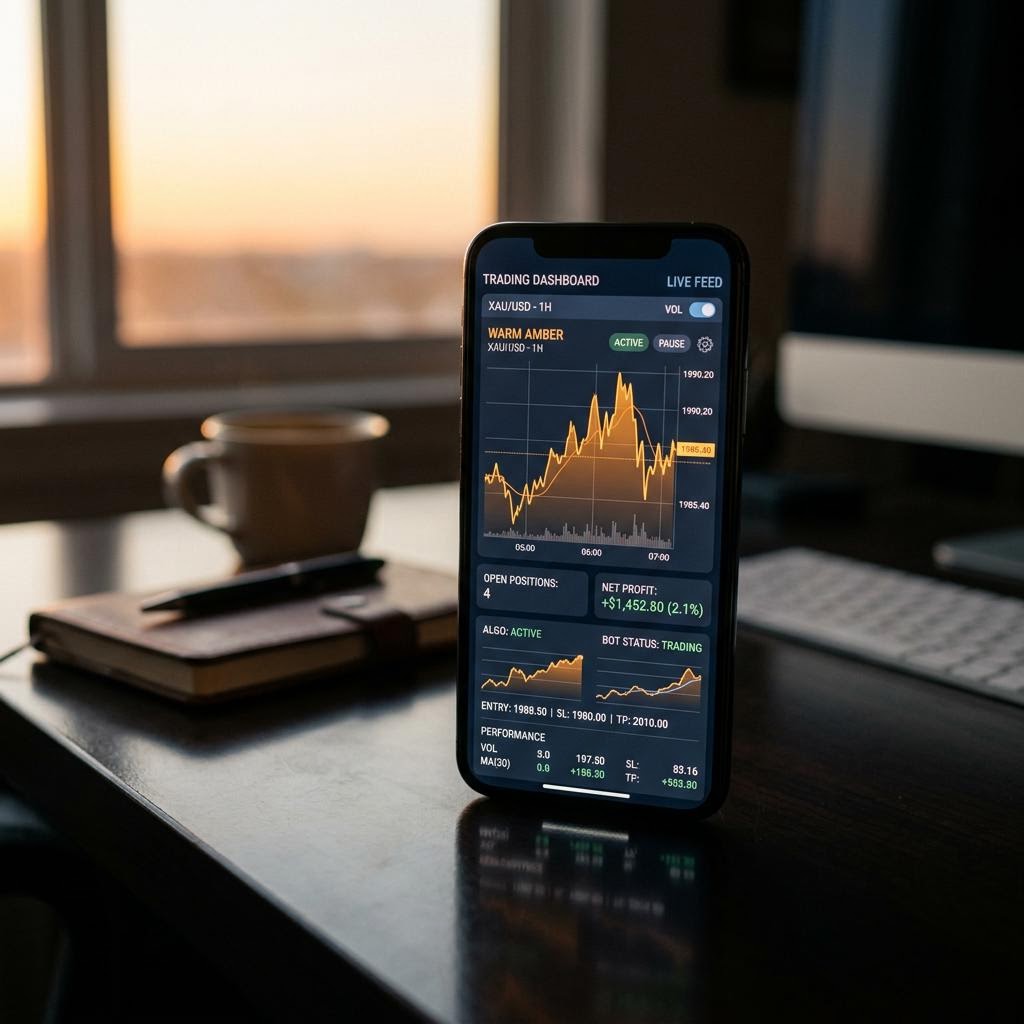 Turbo Hiberix +Ai painel de negociação inteligente em smartphone